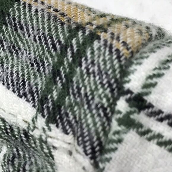 90s MOUNTAIN RIDGE Thick Flannel Shirt Men XL Kelly Green Hiking Gorp shacket - Picture 6 of 16